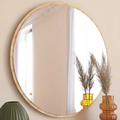 Ozze Miroir | Ø60 cm | Naturel