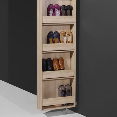 Armoire à chaussures & de rangement Larsen - chêne Armoire à chaussures & de rangement Larsen - chêne