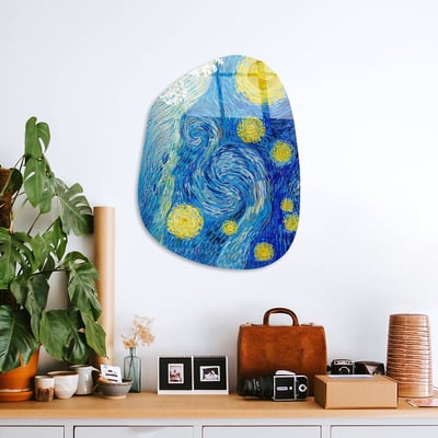 Bozeman Tableau décoratif en verre trempé | 100 % verre trempé | 35 x 50 cm