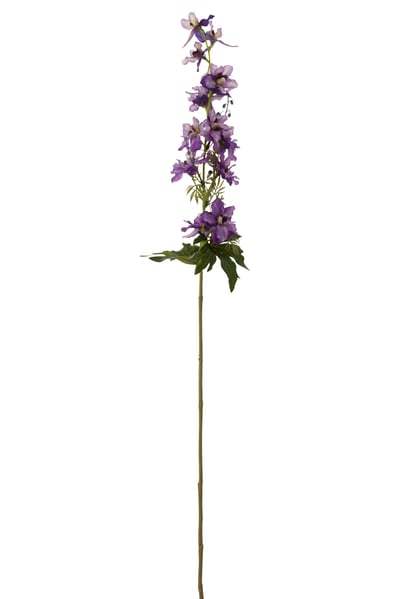 Fleur delphinium plastique mauve fonce Fleur delphinium plastique mauve fonce