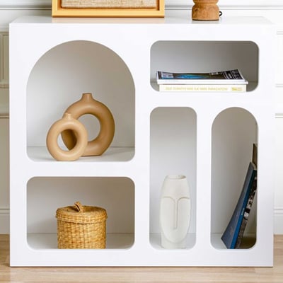 Lessa Console | 100 % MÉLAMINE | Blanc