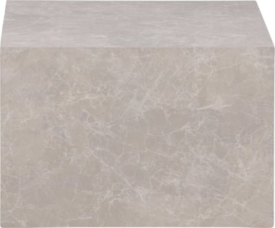 Table basse York Venture Design - MDF beige marbré - 80x60 cm