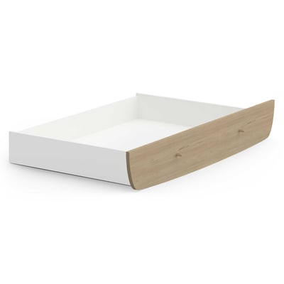 Tiroir de lit pour lit d'enfant Firmiana | 141,5 x 80 x 21 cm | Blanc