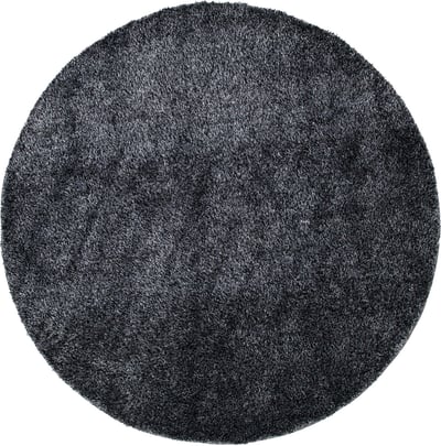 TAPIS POLYESTER MATTIS - GRIS ANTRACITE - Ø200