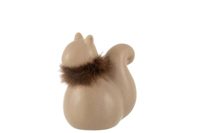 Ecureuil porcelaine marron large