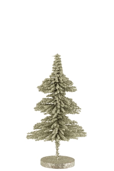 Sapin de noel decoratif plastique boules paillettes vert clair small Sapin de noel decoratif plastique boules paillettes vert clair small