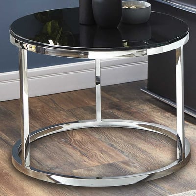 Table d'appoint | Ø60 cm x 36 cm | Noir