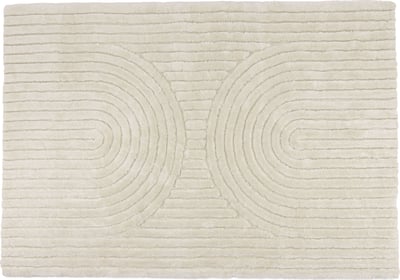 Tapis de salon Niklas Venture Design - Polyester blanc - 290x200 cm