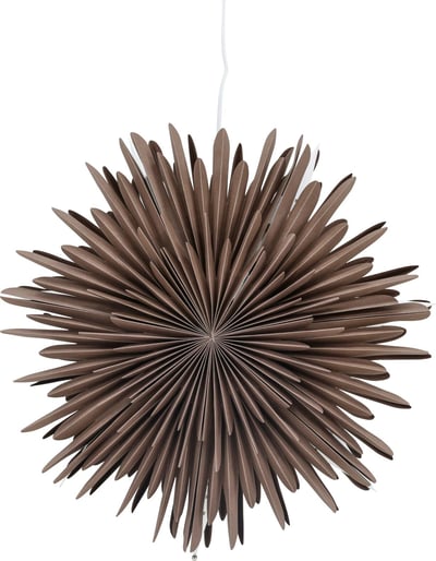 Suspension Sälen Venture Design - Papier gris beige Ø 46 cm