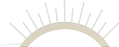 Bougeoir Björnrike Venture Design - MDF blanchi - 55x6x30 cm - Beige