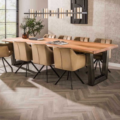 Table à manger Camille 300x100-acacia écologique