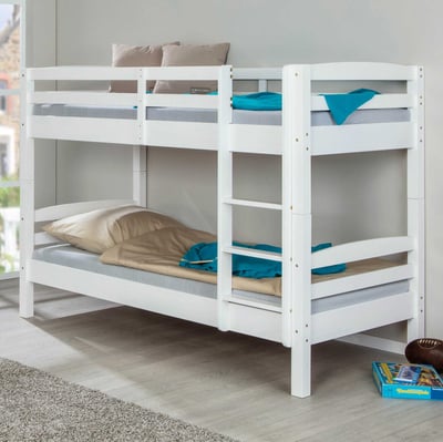 Lit superposé David 90x200 - white wash