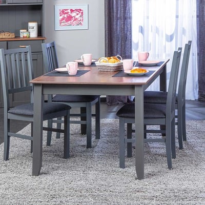 Table à manger Cerci 160cm - gris foncé Table à manger Cerci 160cm - gris foncé