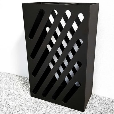 Porte-parapluie | 30 x 16 x 48 cm | Noir