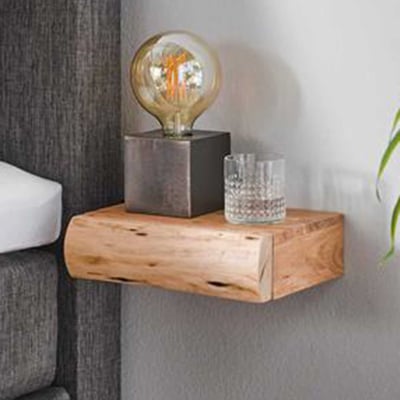 Set de 2 tables de chevet 30 cm Moxy-acacia massif 