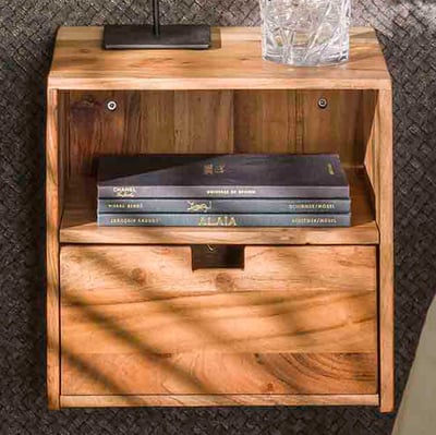 Set de 2 tables de chevet Filou-bois d'acacia massif