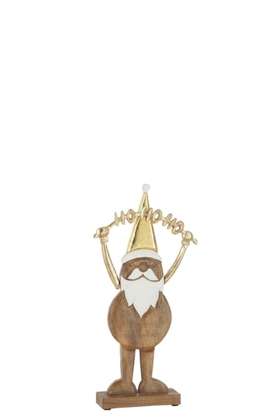 Pere noel hohoho sur base bois or small Pere noel hohoho sur base bois or small