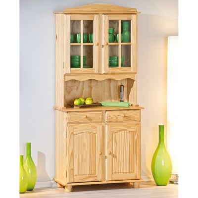 Vitrine Abaco - bois pin massif Vitrine Abaco - bois pin massif