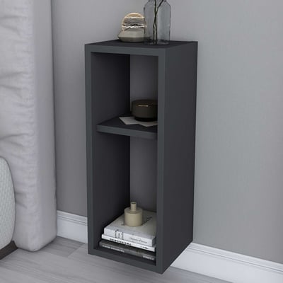 Sault Table de chevet | 100 % MÉLAMINE | Anthracite Sault Table de chevet | 100 % MÉLAMINE | Anthracite