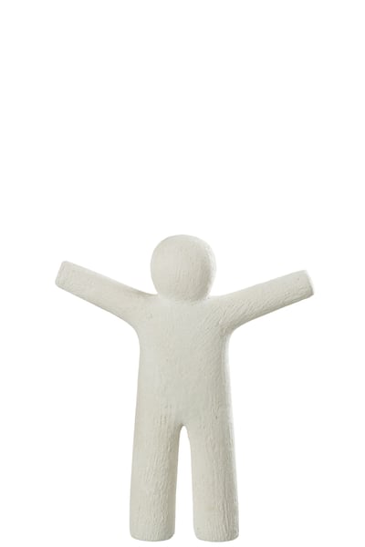 P'tit maurice rugueux poly blanc casse small P'tit maurice rugueux poly blanc casse small