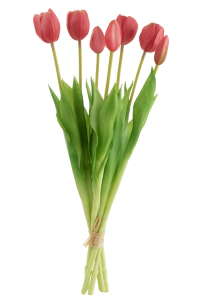 Bouquet tulipes 7pieces pu rose vif large