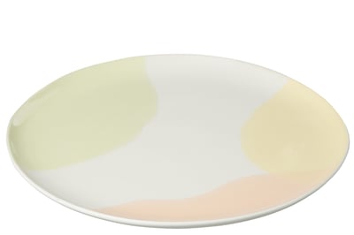 Assiette point porcelaine mix large Assiette point porcelaine mix large