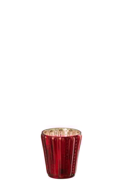 Photophore verre rouge Photophore verre rouge