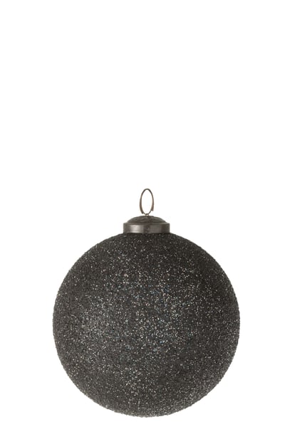 Boule de noel paillettes verre mauve large Boule de noel paillettes verre mauve large