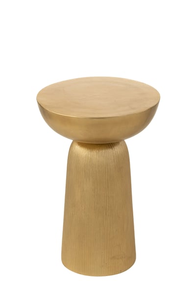 Table d'appoint louane aluminium or Table d'appoint louane aluminium or