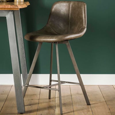 Chaise de bar Zigi - taupe