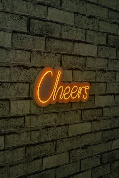 Néon Cheers - Série Wallity - Orange Néon Cheers - Série Wallity - Orange