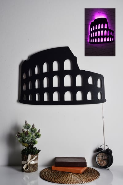 Éclairage LED Firewood | Base MDF noire | 60 LEDs/m | Rose