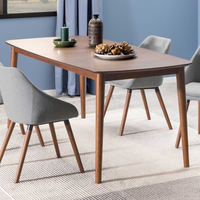 Table à manger extensible Montreux 180/219x90 cm - noyer Table à manger extensible Montreux 180/219x90 cm - noyer