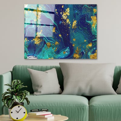 Maignan Tableau décoratif en verre trempé | 100 % verre trempé | 70 x 100 cm