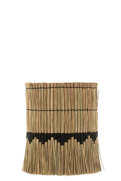 Abat-jour fils motifs herbes naturel/noir small Abat-jour fils motifs herbes naturel/noir small