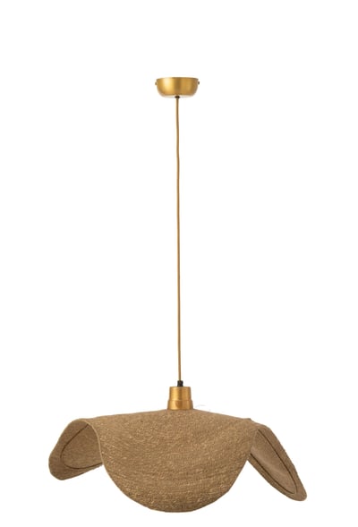 Lampe suspendue moonj jonc naturel medium Lampe suspendue moonj jonc naturel medium