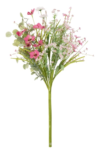 Bouquet mix fleurs artificiel rose Bouquet mix fleurs artificiel rose