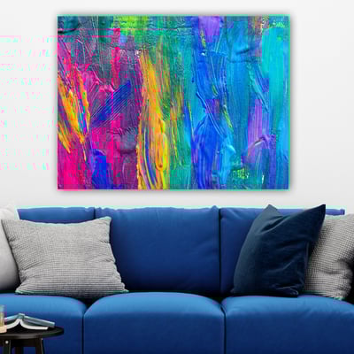 Espoir Peinture sur toile | 100 anvas | 70x100cm | Multicolore