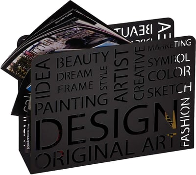 Porte-revues | 35 x 10 x 26 cm | Noir