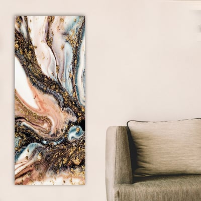 Peinture sur toile Erin | 100% cadre en bois | Multicolore