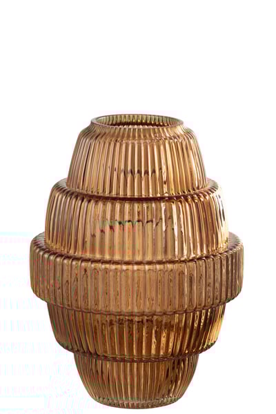 Vase max verre marron large Vase max verre marron large