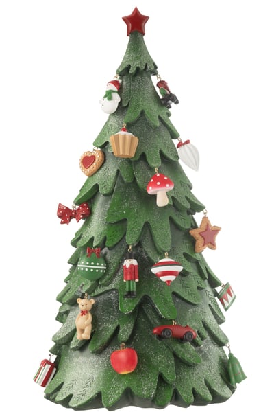 Sapin de noel decorations resine mix large Sapin de noel decorations resine mix large