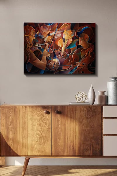 Bract Tableau décoratif sur toile | Cadre en bois | 50 x 70 cm Bract Tableau décoratif sur toile | Cadre en bois | 50 x 70 cm