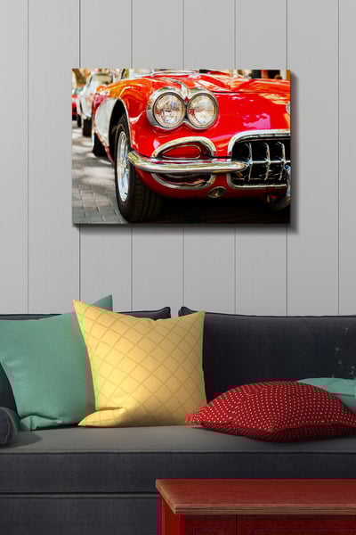 Bract Tableau décoratif sur toile | Cadre en bois | 50 x 70 cm