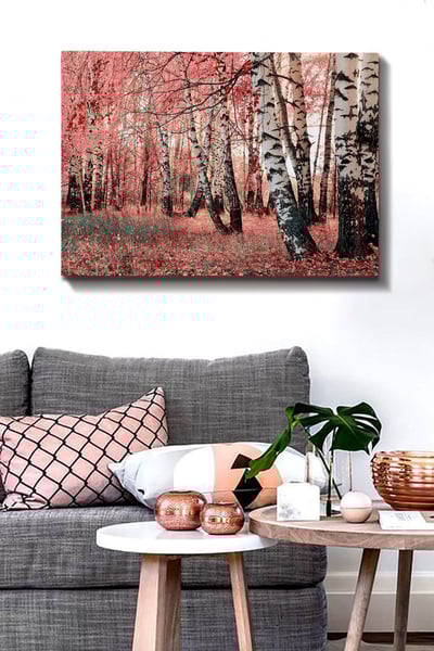 Bract Tableau décoratif sur toile | Cadre en bois | 70 x 100 cm