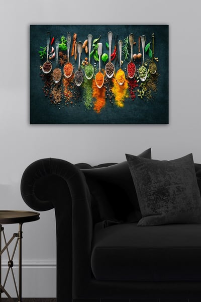 Bract Tableau décoratif sur toile | Cadre en bois | 50 x 70 cm