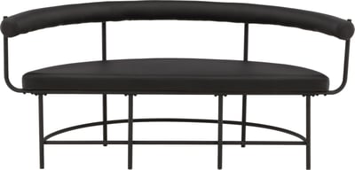 Banquette Stallhagen Josefin Lustig Venture Design - acier noir - 165x51x75 cm