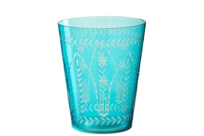 Vase tarifa verre azur