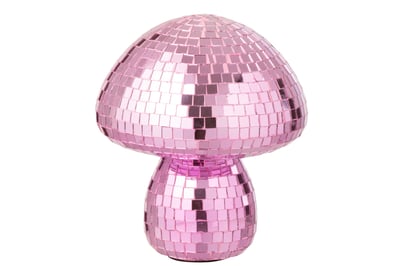 Champignon miroir verre rose