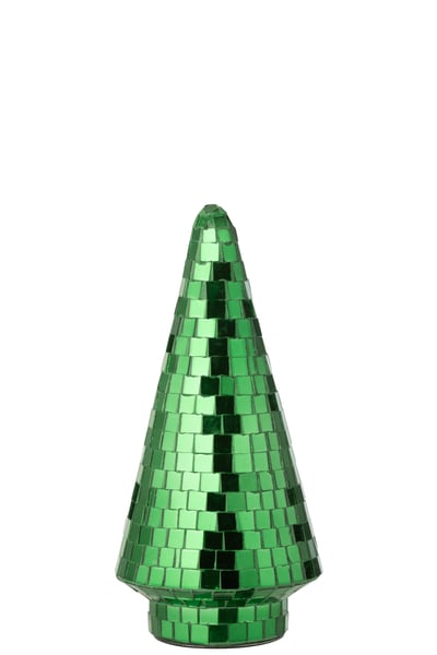 Arbre miroir verre vert medium